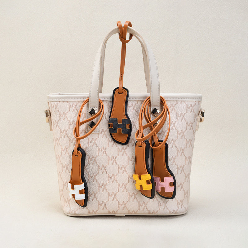 Mini H Slipper Bag Charm