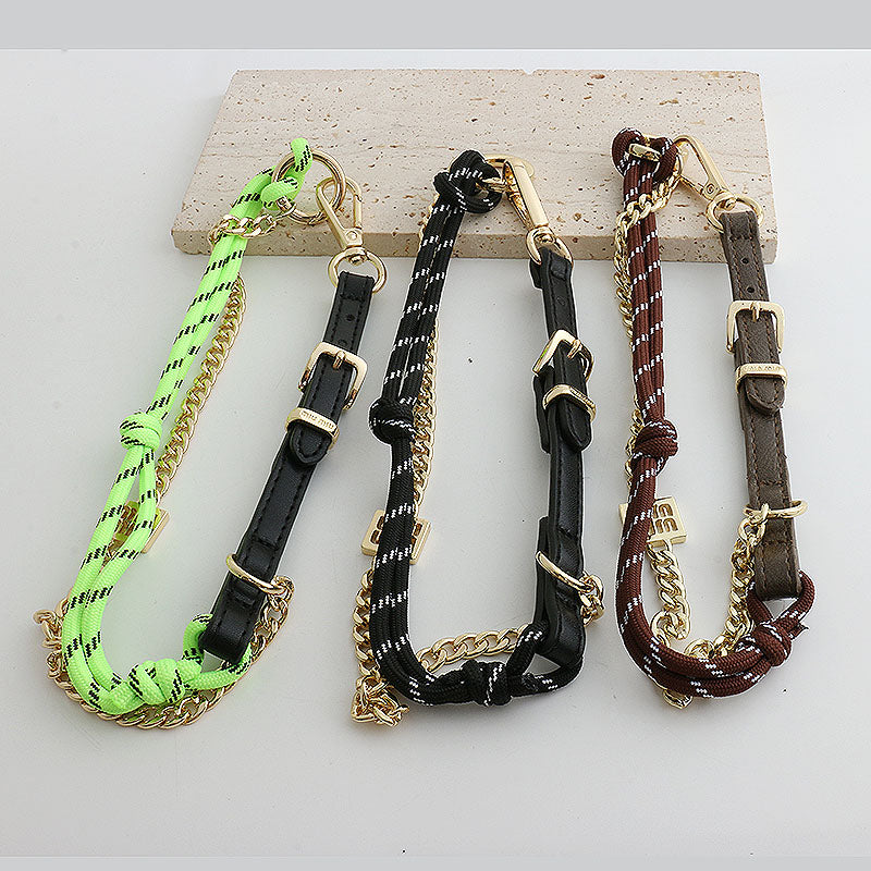 Long Chain Bag Charm & Multi-Layer Bracelet Keychain