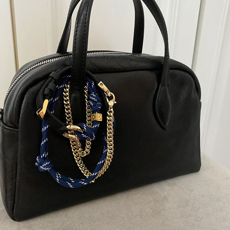 Long Chain Bag Charm & Multi-Layer Bracelet Keychain