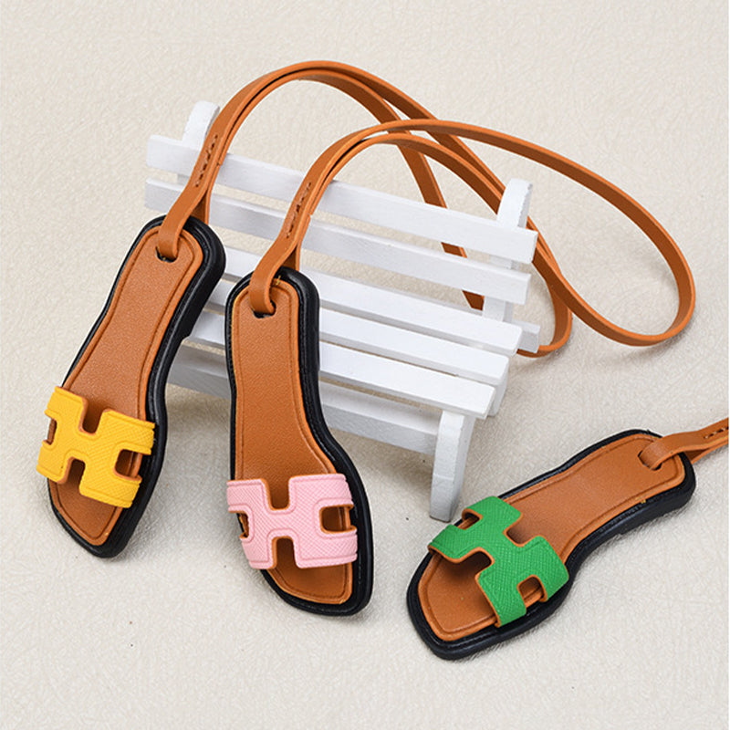 Mini H Slipper Bag Charm