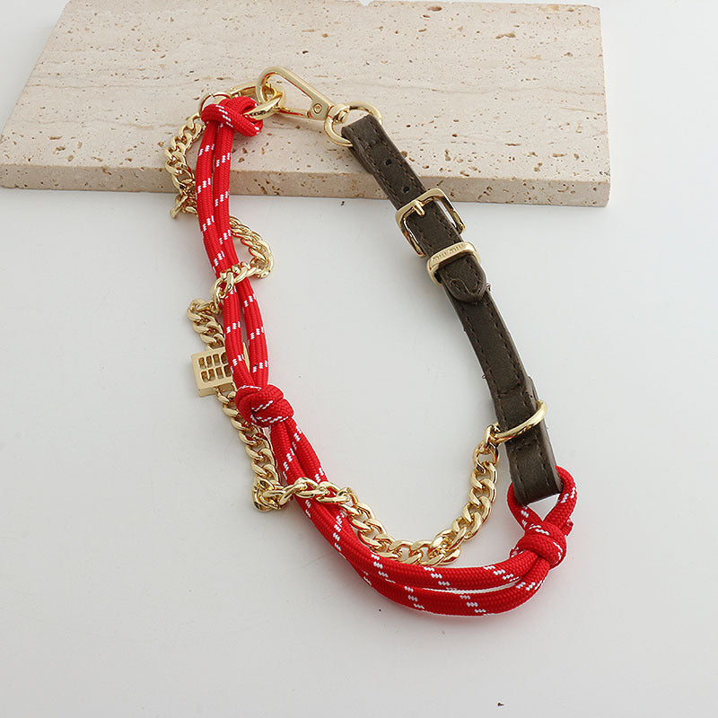 Long Chain Bag Charm & Multi-Layer Bracelet Keychain
