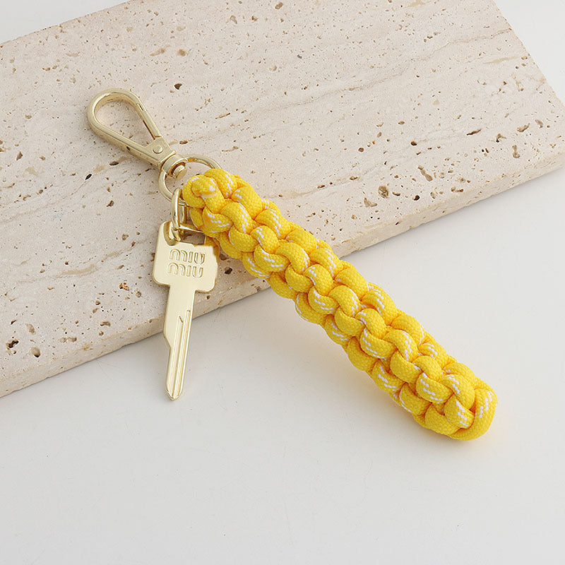 Handcrafted Corn Knot Bag Charm & Keychain