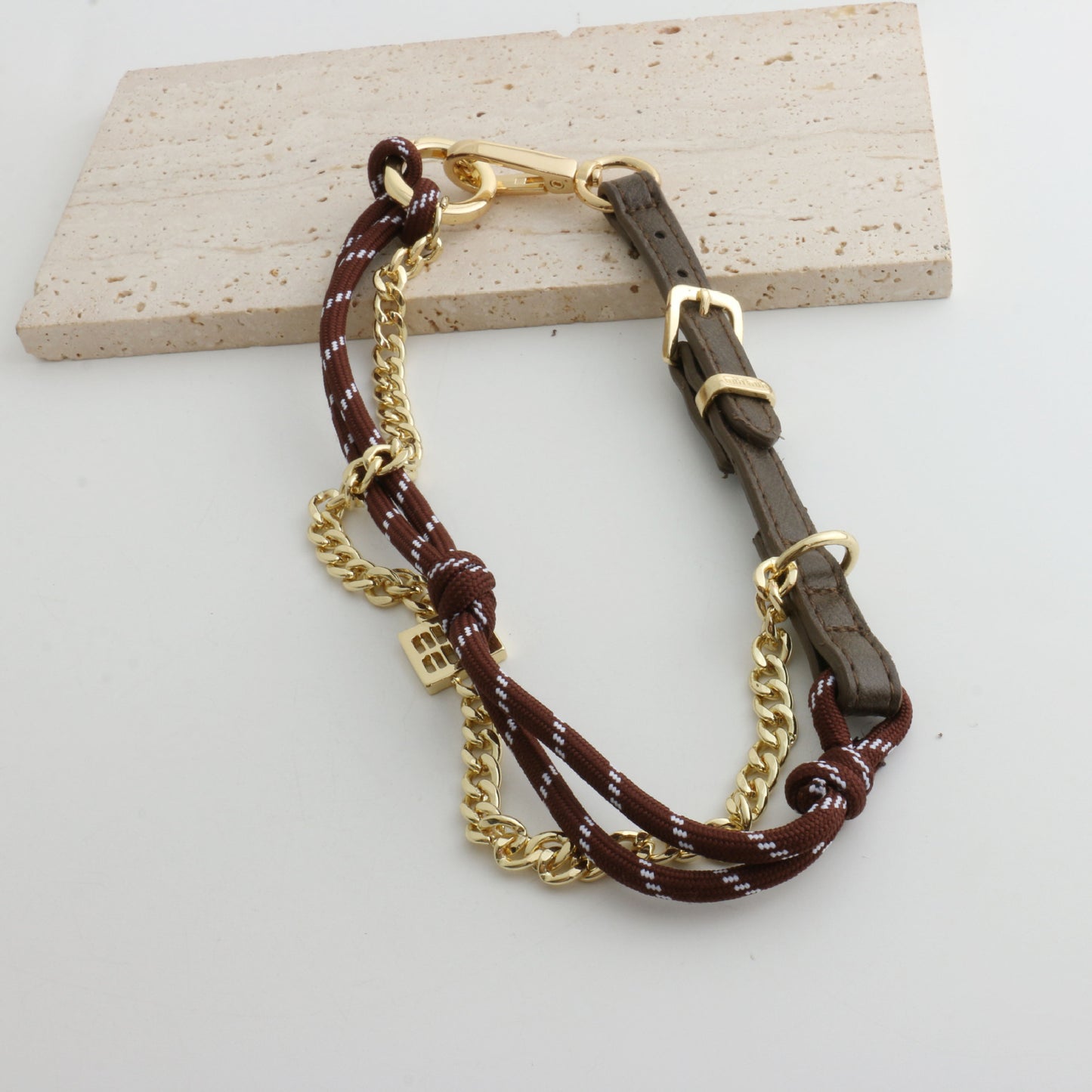 Long Chain Bag Charm & Multi-Layer Bracelet Keychain