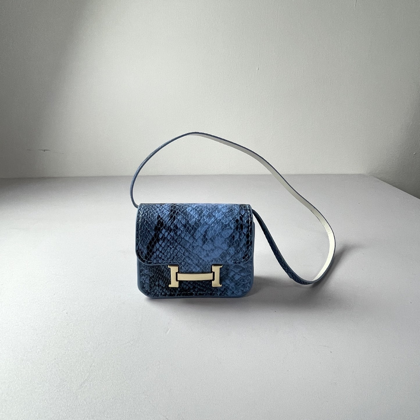 Mini Snake Print Constance Bag Charm