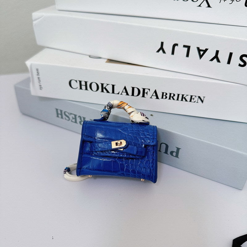 Mini Crocodile Pattern Kelly Bag Charm & Creative Keychain
