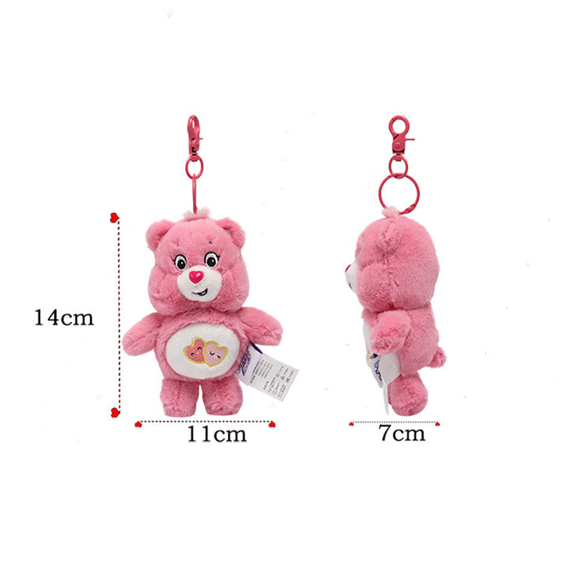 Love Heart Plush Bear Plush Bags Charm