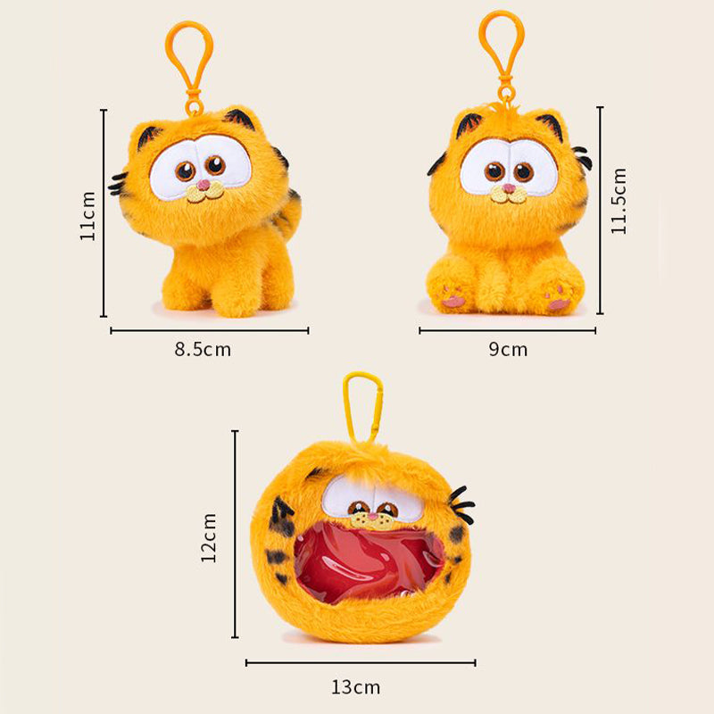 Cute Garfield Plush Bag Charm & Keychain