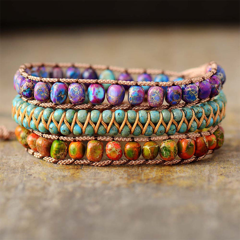 Imperial Stone Turquoise Bracelet - Strength and Calmness
