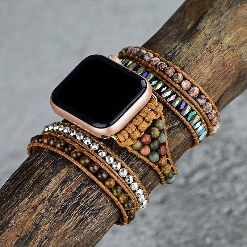 Tiger Eye Apple Watch Strap: Strength and Courage