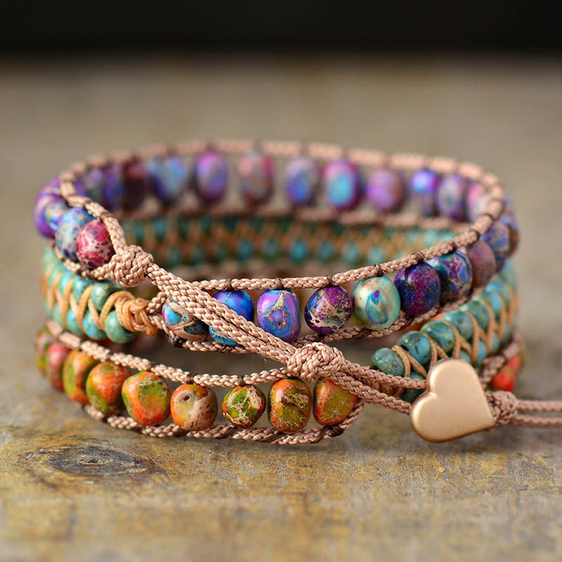 Imperial Stone Turquoise Bracelet - Strength and Calmness