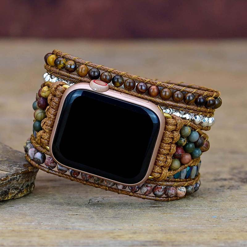 Tiger Eye Apple Watch Strap: Strength and Courage