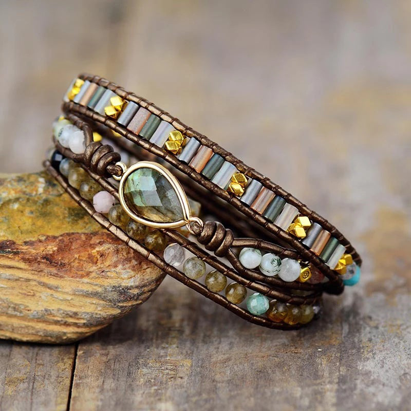 Labradorite Energy Wrap Bracelet