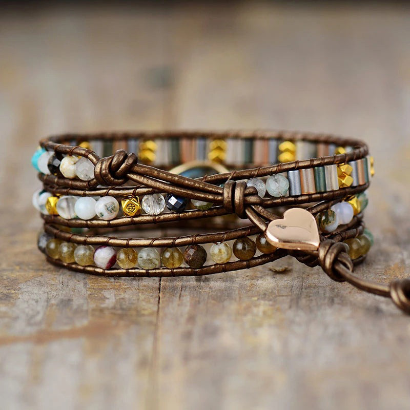 Labradorite Energy Wrap Bracelet