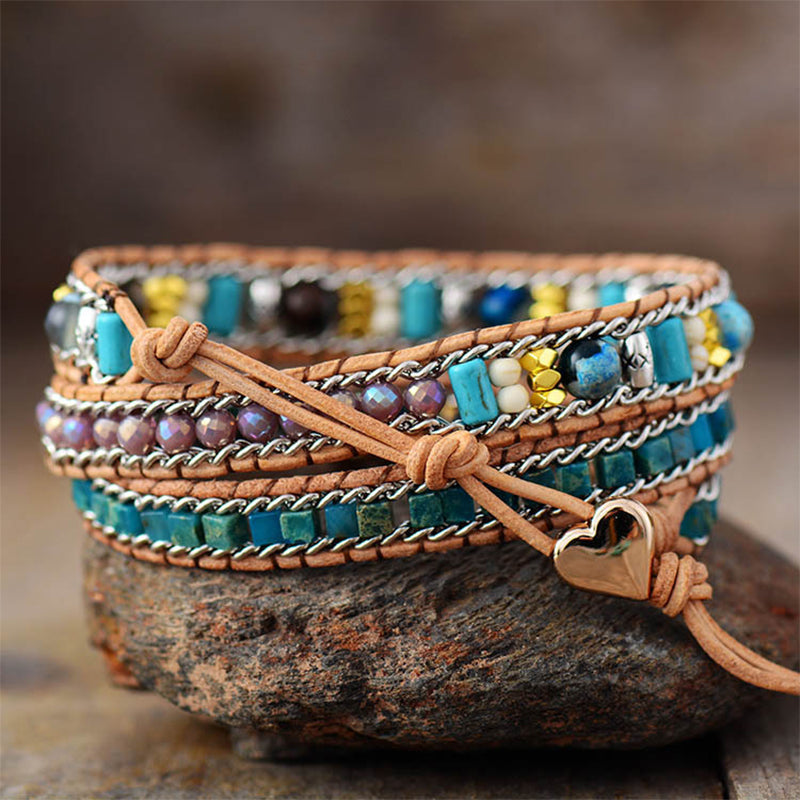 Love Blue Opal Bracelet - Love and Balance
