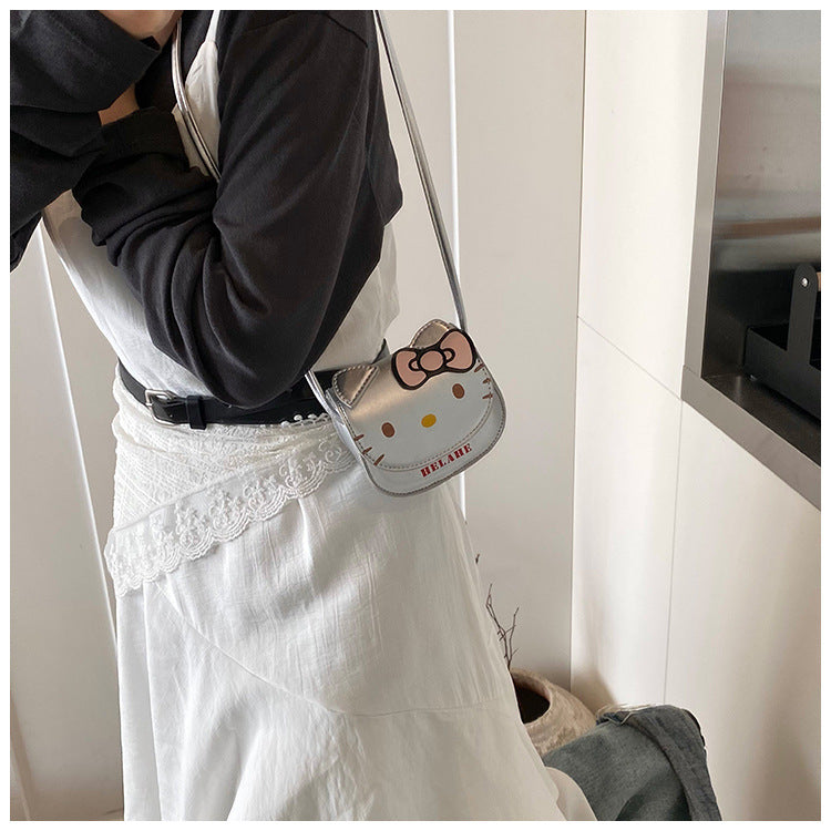 Kids' Cartoon Cat Crossbody Bag