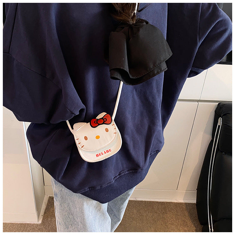 Kids' Cartoon Cat Crossbody Bag
