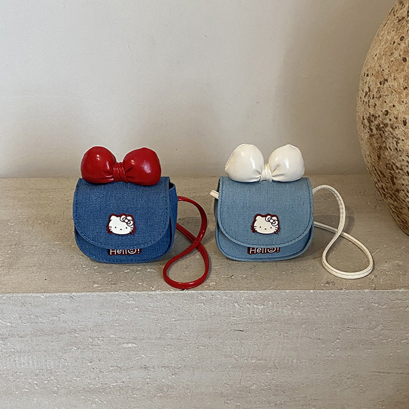 Kitty Bow Mini Crossbody Bag