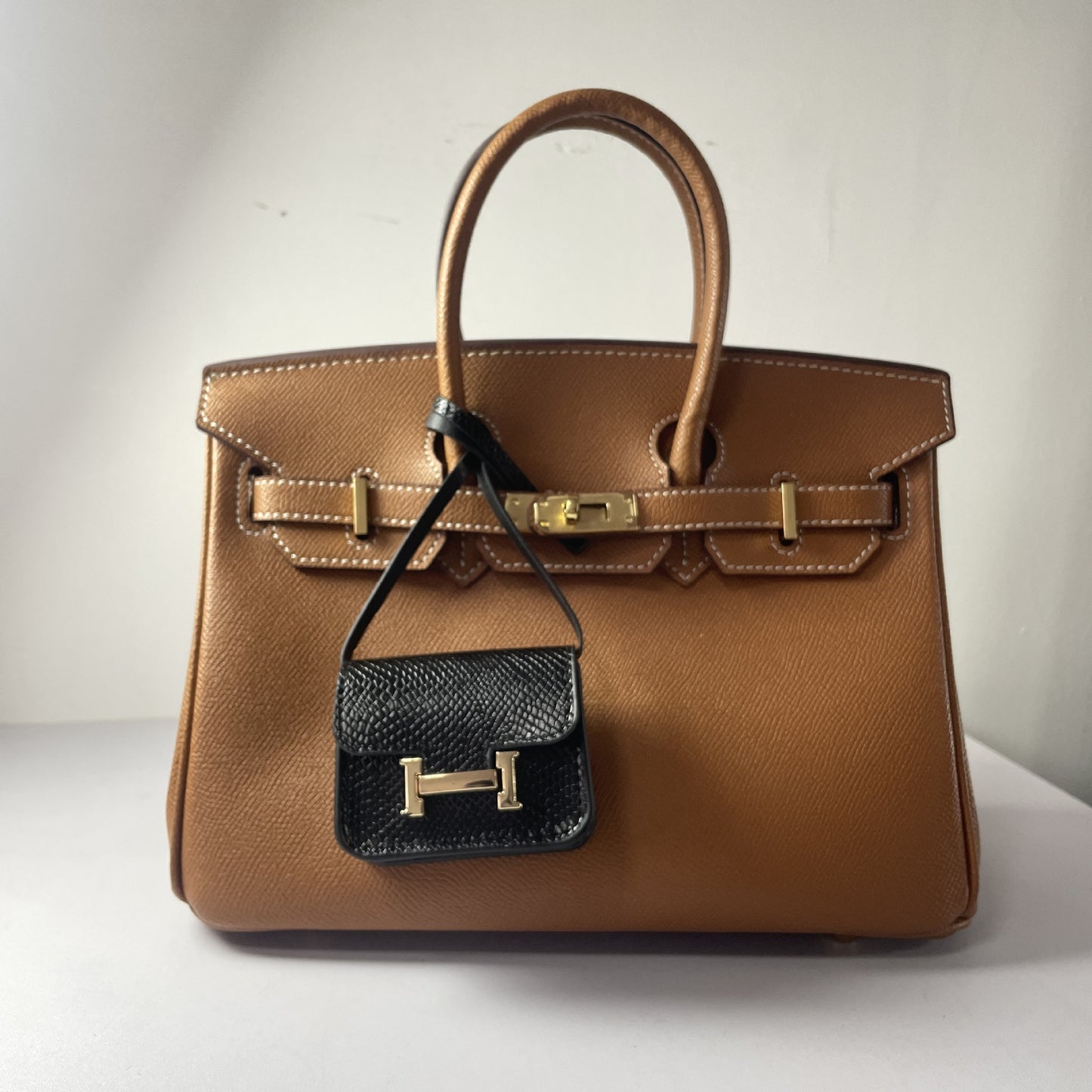 Mini Snake Print Constance Bag Charm