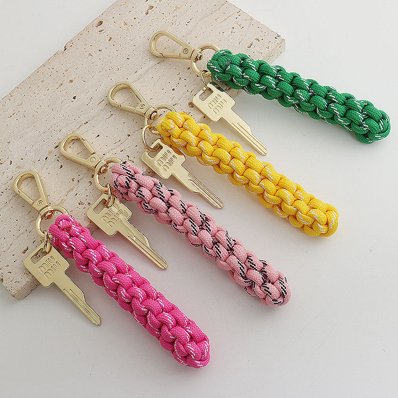 Handcrafted Corn Knot Bag Charm & Keychain