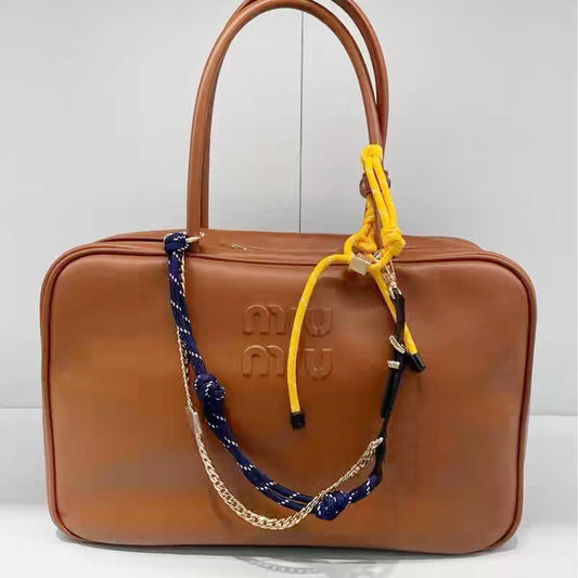 Long Chain Bag Charm & Multi-Layer Bracelet Keychain