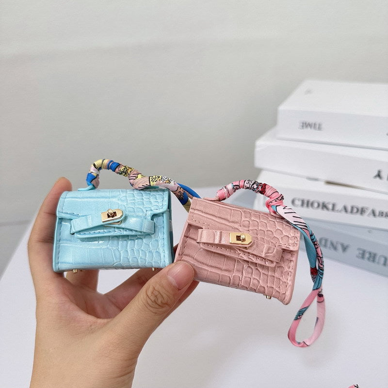 Mini Crocodile Pattern Kelly Bag Charm & Creative Keychain