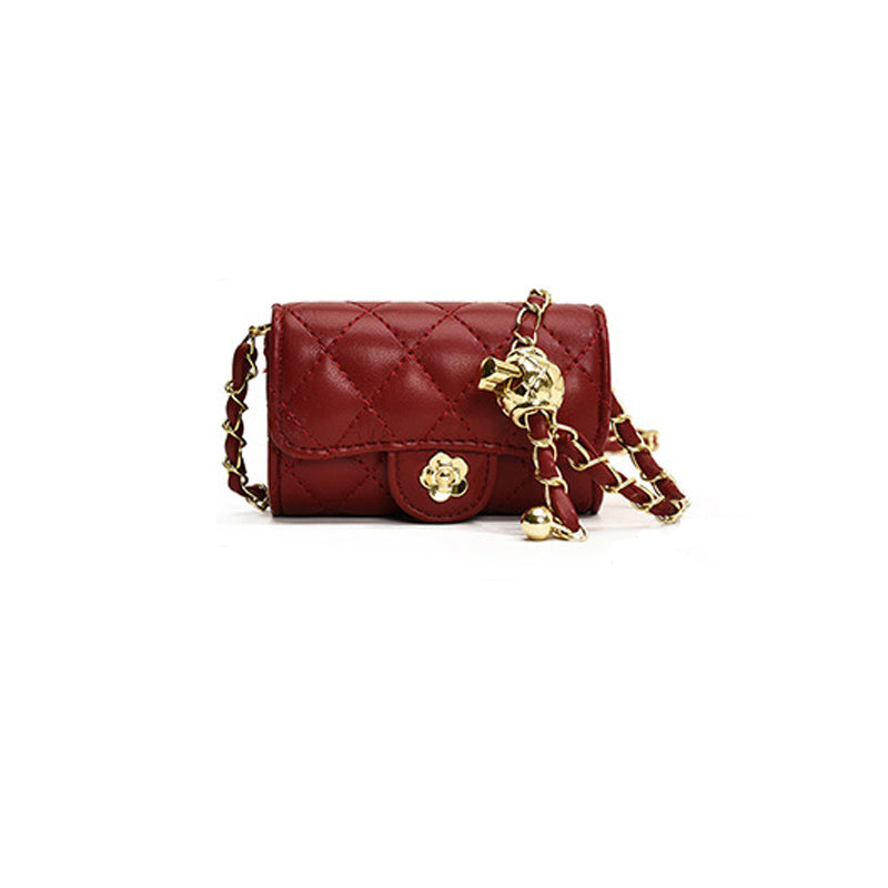 Chic Mini Gold Ball Waist Bag & Crossbody Bag