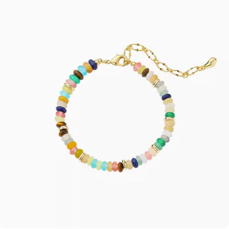 Rainbow Guardian Natural Gemstone Beaded Necklace