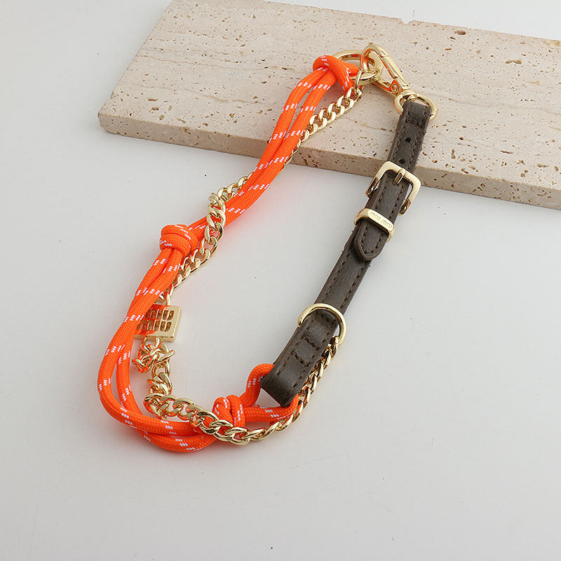 Long Chain Bag Charm & Multi-Layer Bracelet Keychain