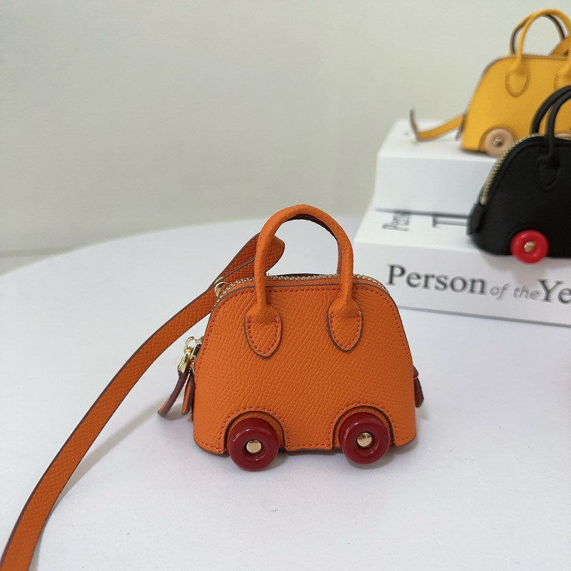 Mini Car Tire Shell Bag Charm & Pendants