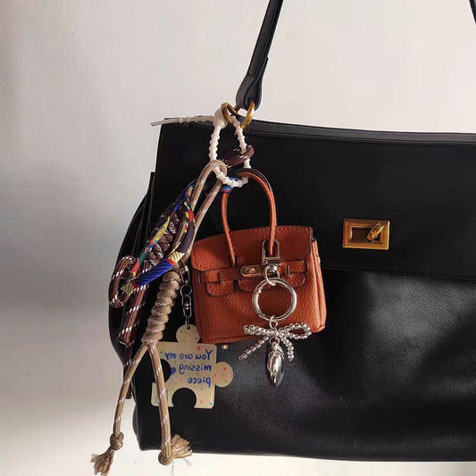 You are my missing piece-Braided Bag pendant & Keychains