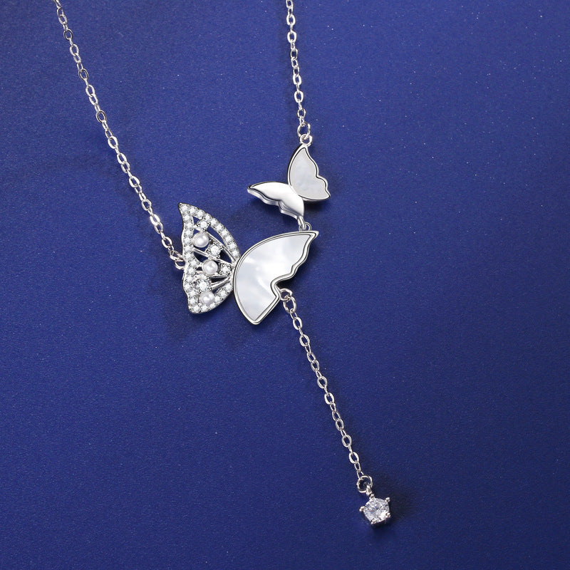 Pianpian Double Butterfly Necklace - Freedom, Beauty & Love