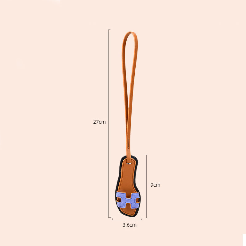 Mini H Slipper Bag Charm