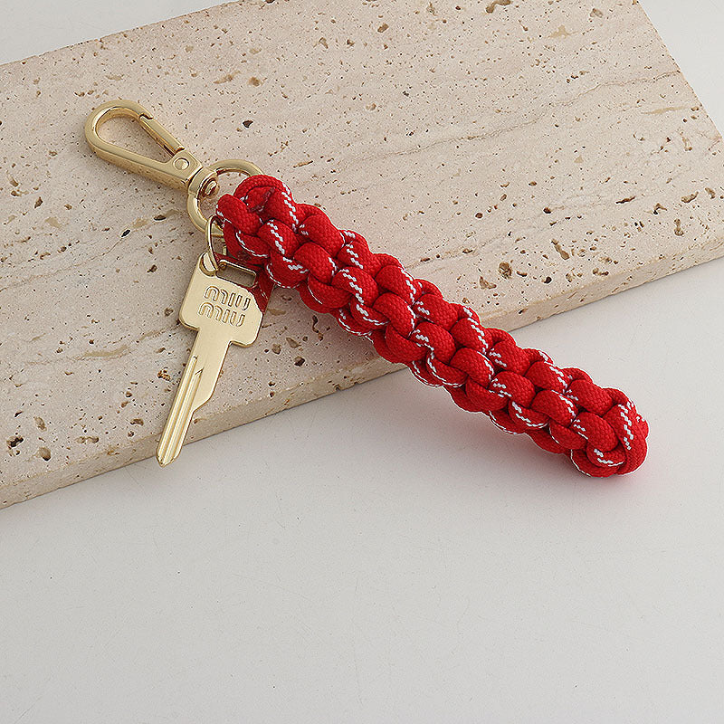 Handcrafted Corn Knot Bag Charm & Keychain