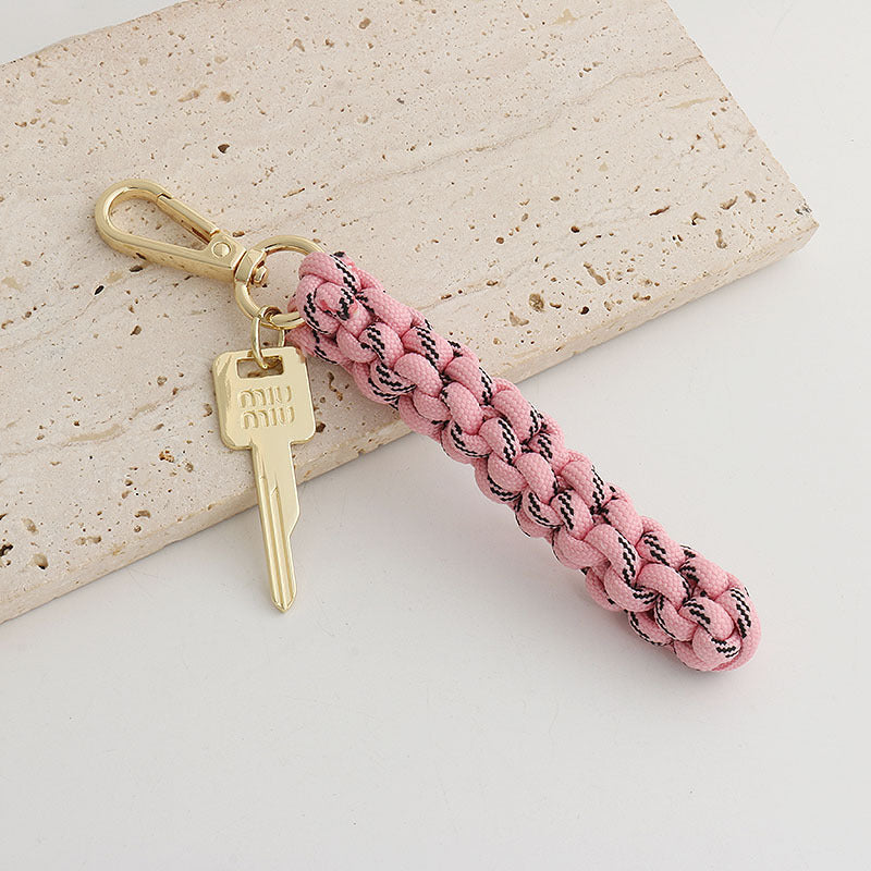 Handcrafted Corn Knot Bag Charm & Keychain