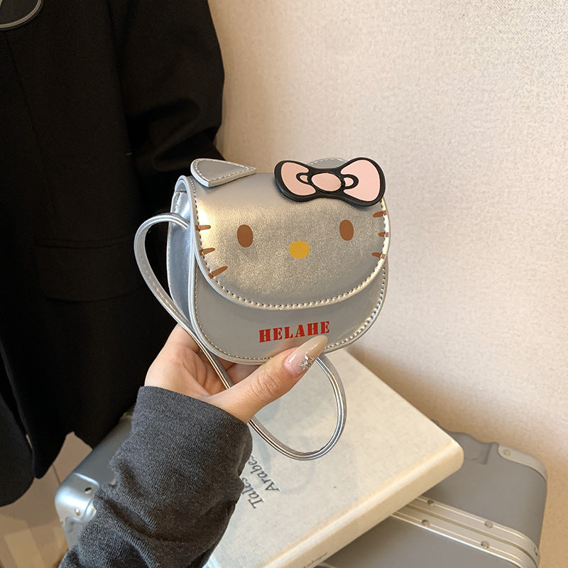 Kids' Cartoon Cat Crossbody Bag