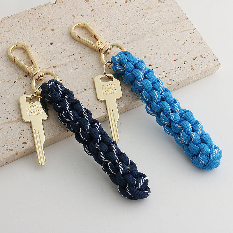 Handcrafted Corn Knot Bag Charm & Keychain