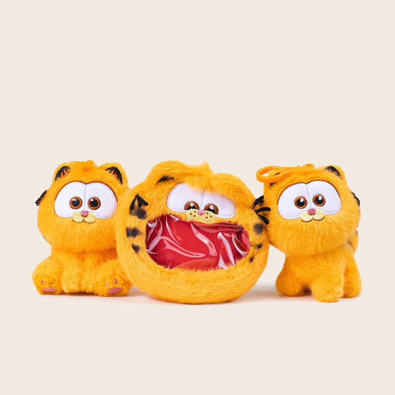 Cute Garfield Plush Bag Charm & Keychain