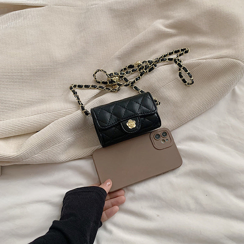 Chic Mini Gold Ball Waist Bag & Crossbody Bag