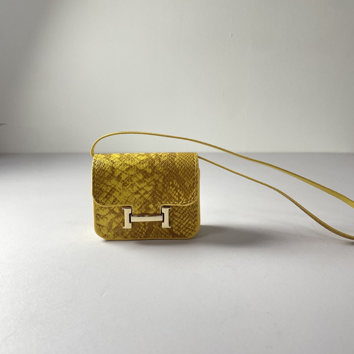 Mini Snake Print Constance Bag Charm