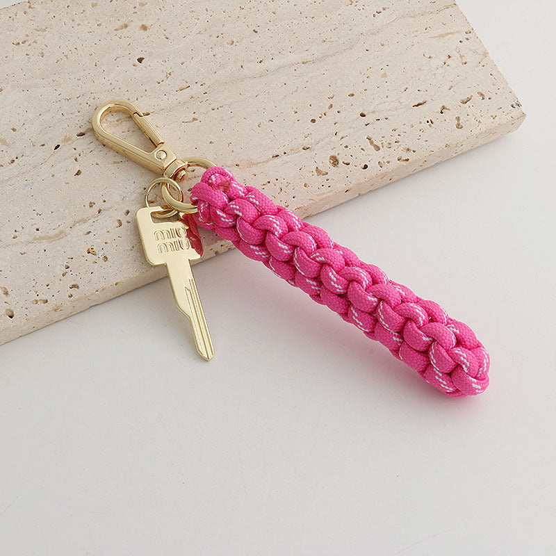 Handcrafted Corn Knot Bag Charm & Keychain