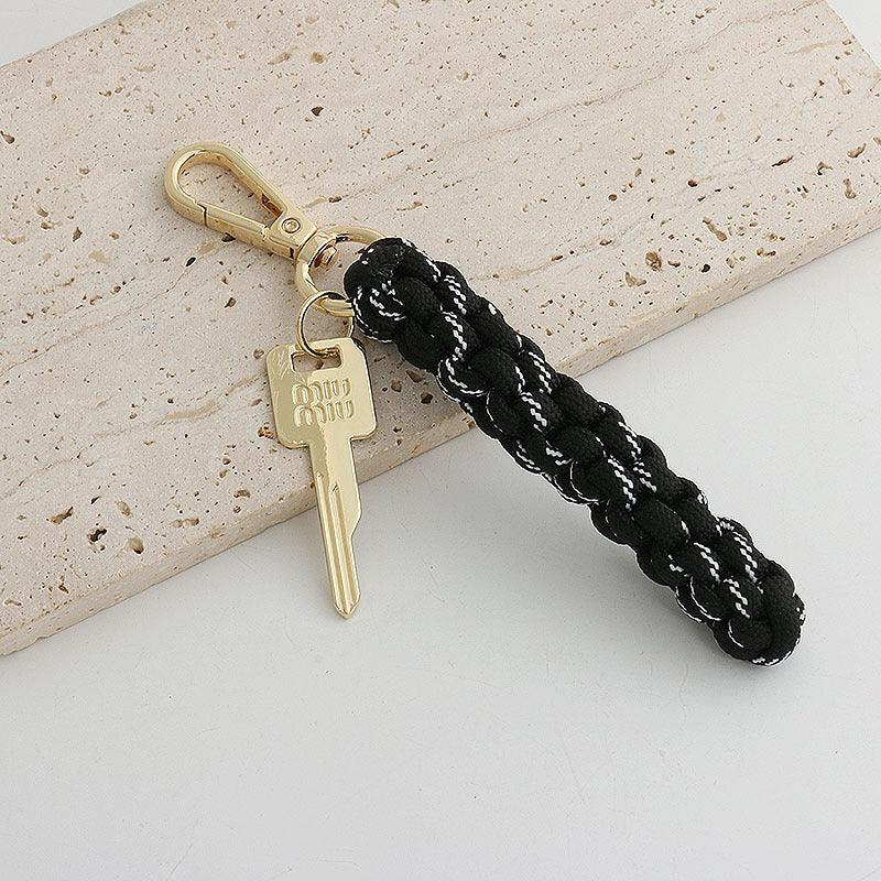 Handcrafted Corn Knot Bag Charm & Keychain
