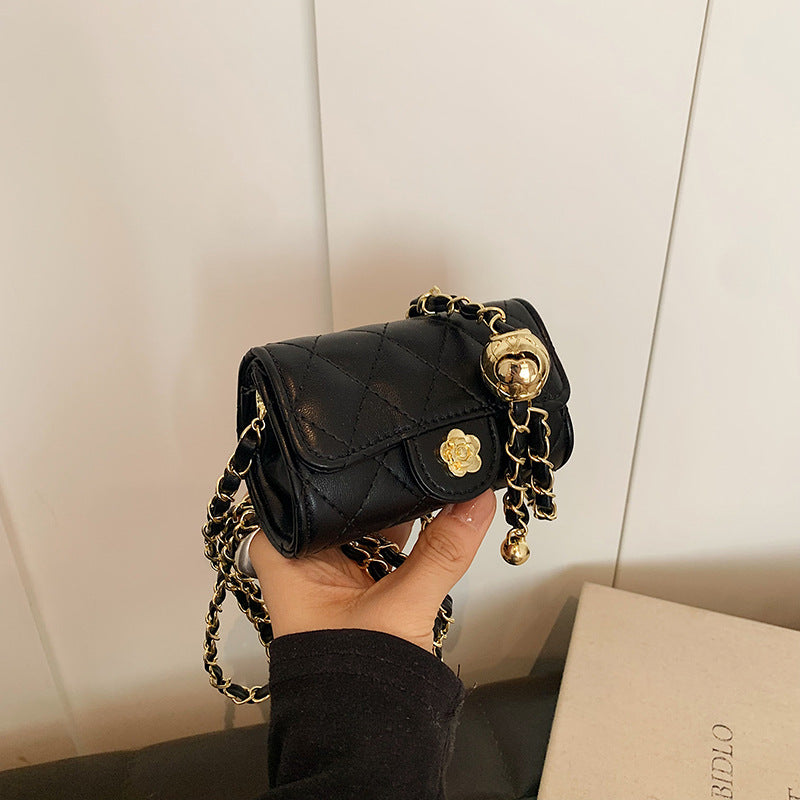 Chic Mini Gold Ball Waist Bag & Crossbody Bag