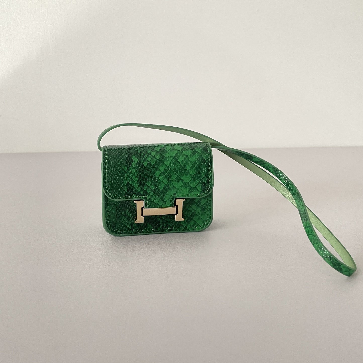 Mini Snake Print Constance Bag Charm