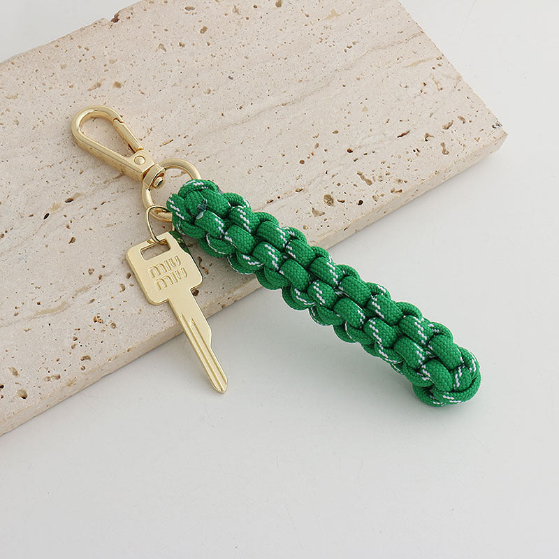 Handcrafted Corn Knot Bag Charm & Keychain
