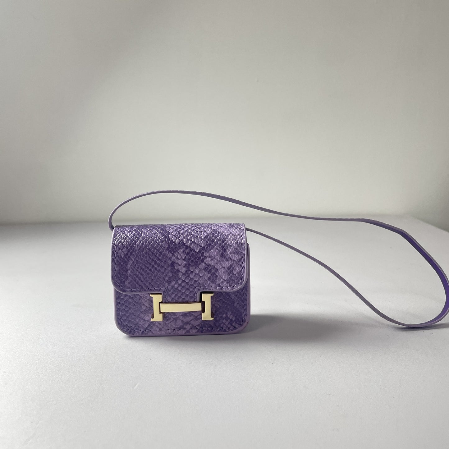 Mini Snake Print Constance Bag Charm