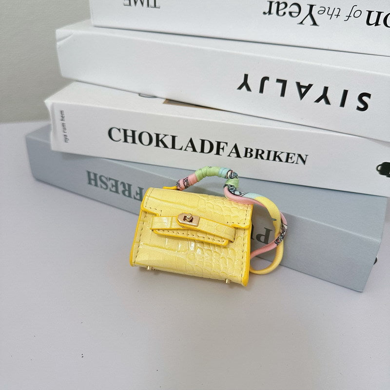 Mini Crocodile Pattern Kelly Bag Charm & Creative Keychain