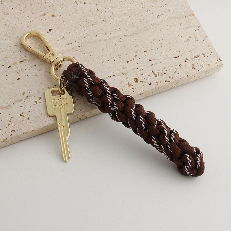 Handcrafted Corn Knot Bag Charm & Keychain