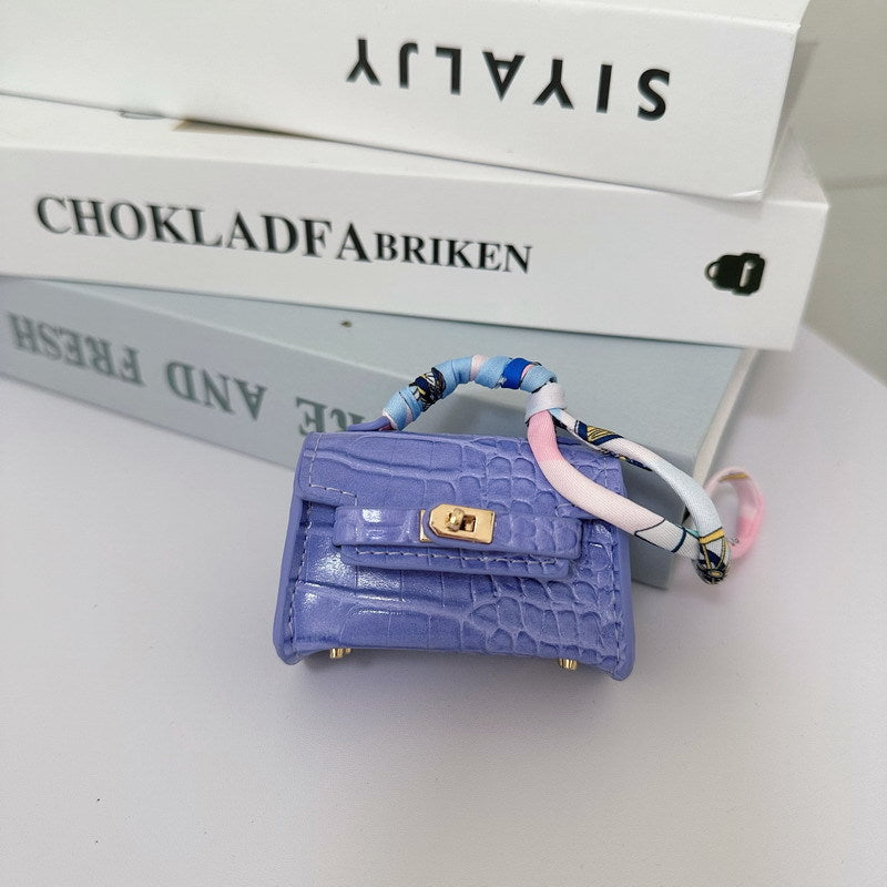Mini Crocodile Pattern Kelly Bag Charm & Creative Keychain