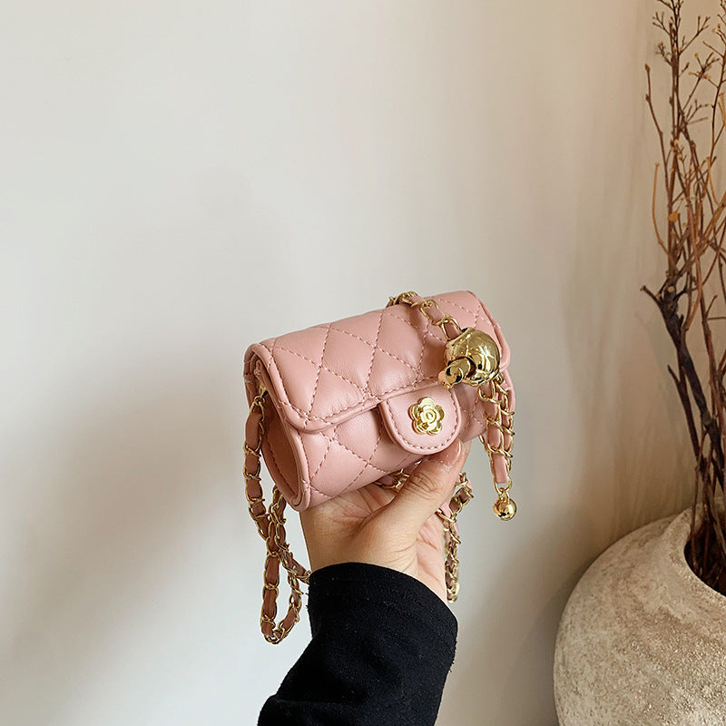 Chic Mini Gold Ball Waist Bag & Crossbody Bag