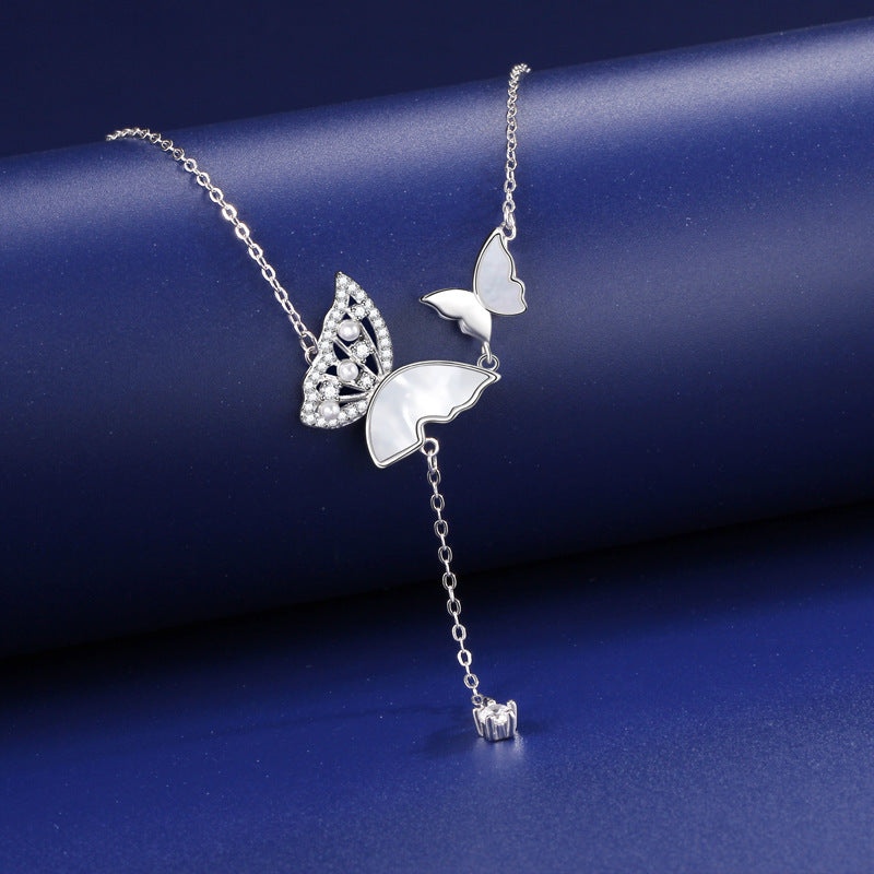 Pianpian Double Butterfly Necklace - Freedom, Beauty & Love